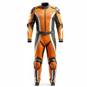 Traje de moto de cuero genuino de tamaño adulto 2025 Fabricación en Pakistán Ropa de carreras Traje de moto - Product Image 5