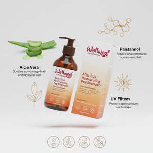Shampooing Après-Soleil pour Chien 200 mL OEM PL Italie RedMoringa Produit de Toilettage pour Animaux Restructurant - Product Image 3