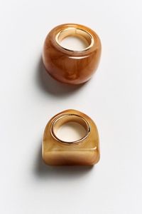 Anillos de Dedo Gruesos Geométricos Coloridos para Mujer, Accesorios de Joyería de Moda, Resina de Ángel, Artesanía BH, Joyería de Moda Llamativa - Product Image 5