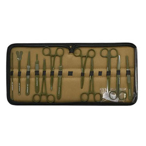 Kit d'outils complet pour la dissection et la chirurgie mineure, ensemble de sutures avec instruments chirurgicaux médicaux professionnels pour l'utilisation en clinique étudiante - Product Image 1