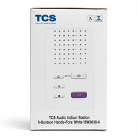Estación Interior TCS Audio de 5 Botones, Manos Libres, Blanca, ISW3030-0 (ISW3030-0140), Sistema de Intercomunicación por Cable