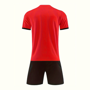 Top Tending último diseño OEM uniforme de fútbol de manga corta de Color degradado conjuntos de ropa de fútbol cómodo uniforme de club de fútbol - Product Image 4