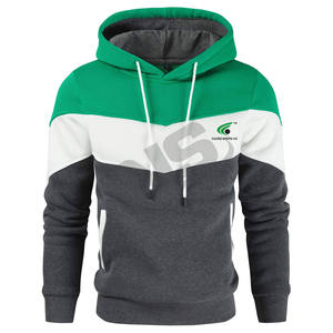 Sudadera con Capucha para Hombre, Color Sólido, Mezcla de Algodón, Material Básico Transpirable, Ropa Deportiva para Gimnasio y Fitness con Bolsillos - Product Image 5