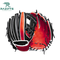 Guantes de Béisbol Unisex con Logotipo Personalizado, Dedos Completos, Aislantes, Palma de Cuero, OEM, para Diestros, Impermeables, para Posición en el Campo