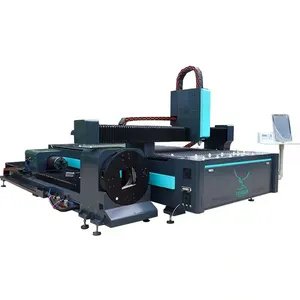 25% discount Ruijie 3015HT China Supplier Fiber Laser Cutter Metal Laser Cutting Machine Price with Rotary
