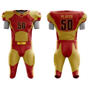 Ensemble de maillots de football américain unisexe grande taille, design personnalisé imprimé, style sportif tendance, respirant, uni, été - Product Image 6