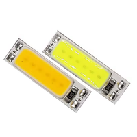 Puce LED COB 25x7mm 1W, source lumineuse miniature, ampoule LED 3V 3.7V, blanc chaud et blanc froid 3000K 6000K pour lampe de travail, signalisation, éclairage DIY