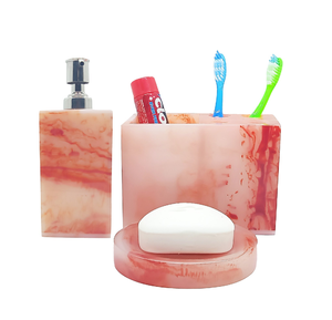 Juego de accesorios de baño de resina para el hogar, conjunto de accesorios de baño moderno, superventas - Product Image 6