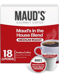Cápsulas de Café Tostado Medio Maud's, 18 Unidades, Cápsulas Individuales – Café 100% Arábica - Product Image 1