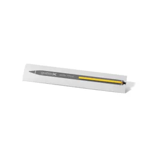 Pensil Grafeex dibuat di Italia dengan klip kuning kurir dan Logo kustom Ideal untuk hadiah promosi