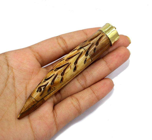 Collier pendentif en corne de buffle à la mode Unique de luxe Taille personnalisée Charme en corne de taureau sculpté à la main par glowin fashion - Product Image 5