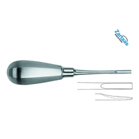 Élévateur de racine en acier inoxydable de haute qualité, droit, figure 2, largeur 4,0 mm, fabricant et exportateur d'instruments dentaires