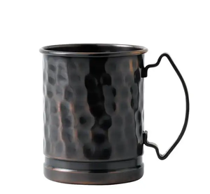 100% tasse en cuivre personnalisé en cuivre massif fête tasses ensemble bière jus shakes tasses verres en cuivre avec poignée en laiton - Product Image 2
