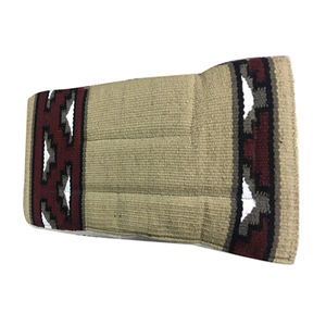 Tapis de selle en laine haute densité de qualité supérieure pour le confort et la performance Couches respirantes avec doublure en tissu pour l'équitation - Product Image 2