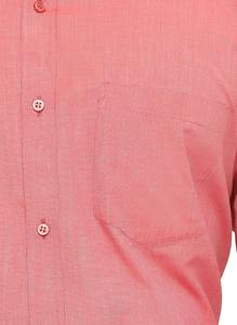 Camisa Formal Clásica de Color Rosa Claro para Hombre, con Cuello de Botones, para Uso Profesional y Ejecutivo, en Venta - Product Image 3