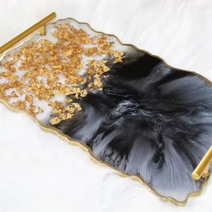 Resin <b>Decorative</b> Tray in Multiple Colors Rectangle Home <b>Decor</b> Resin Tray High Quality - Product Image 6