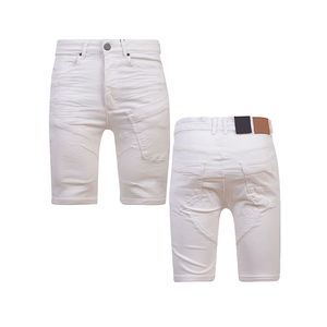 2025 vente en gros hommes décontracté Denim Shorts solide motif conception créer votre propre Style meilleur matériel prix hommes Shorts - Product Image 1