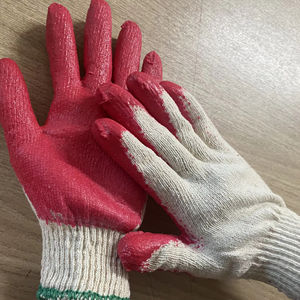 Gants en latex enduits de caoutchouc vietnamien Gants de travail de sécurité antidérapants anti-coupures Semi-revêtement Coton réutilisable Protection Jardin - Product Image 1