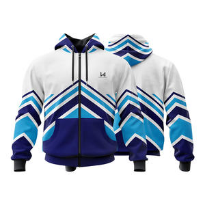 Sweat à capuche camouflage ample et oversize pour homme, en tricot d'hiver, 360g polyester/coton, respirant, anti-froissement, séchage rapide, fermeture éclair - Product Image 6