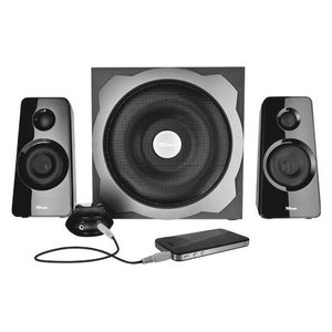 TYTAN 2.1 High Quality Black and Grey <b>PC</b> Speaker <b>Set</b> with 60W 19019 Remote Control Waterproof and Audio Player Features - Product Image 3