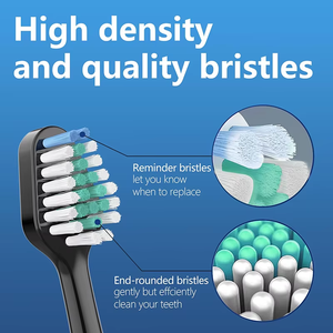 Têtes de brosse à dents en nylon doux Ultimate Comfort, 5 pièces, compatibles avec les brosses à dents électriques, pour usage hôtelier et domestique - Product Image 2