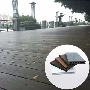 Revêtement de terrasse extérieur en WPC brossé moderne et robuste, résistant aux UV et imperméable, pour projets de paysagisme extérieur - Product Image 2