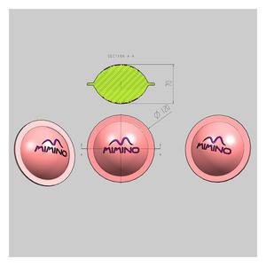 IceCream Burger Machine for Small Business Idea Custom Mold Nonstick Surface <strong>Flying</strong> Saucer Panini Sealed Burger Maker with CE - Product Image 2