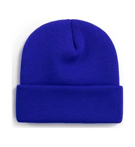 Gorro de punto con logotipo personalizado unisex, gorros suaves de invierno a la moda para exteriores, gorros de playa en blanco - Product Image 4