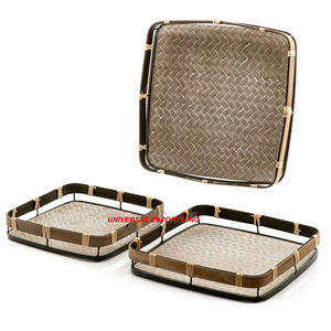 Plateau de service en bois de luxe, plateau de chocolat fait main de belle qualité, nouveau plateau de service en bois de luxe le plus vendu - Product Image 3