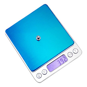 Balance de cuisine numérique haute précision pour aliments, en acier inoxydable, 500 g - Couleurs assorties - Product Image 4