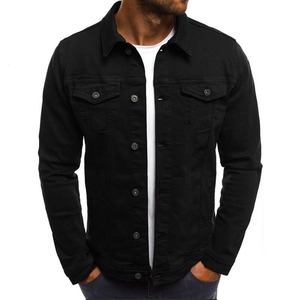 Vente en gros 2025 Logo personnalisé conçu veste en jean vintage pour hommes élégant respirant tissu lourd solide toutes les couleurs disponibles - Product Image 4