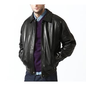 Blouson Bomber en Cuir Véritable pour Homme – Style Décontracté, Tendance Vintage, Qualité Supérieure, Vente en Gros OEM - Product Image 5
