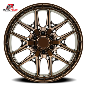 Rines Forjados Todoterreno de Bronce con Diseño Cóncavo Profundo Personalizado 9J-12J para Camionetas SUV de 17-22 Pulgadas 6x127 6x139.7 8x165.1 - Product Image 3