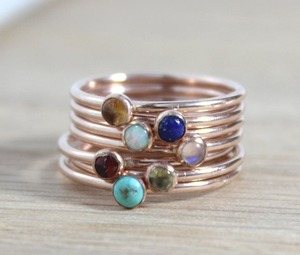 Estilo bohemio, anillo de piedras preciosas de Plata de Ley 925, regalo de boda hecho a mano para mujer, joyería de fiesta - Product Image 5