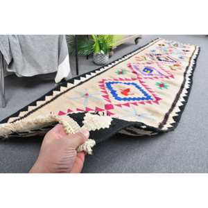 พรมปูพื้นขนาดใหญ่สไตล์ตุรกีแนววินเทจ28 x 112ft ทรงสี่เหลี่ยมผืนผ้าขนาด10มม. สไตล์เบจหนาสำหรับวัยรุ่นพรมในห้อง - Product Image 3