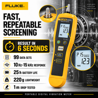   Testeur et analyseur de vibrations numérique portable 802 avec garantie d'un an pour la détection des défauts des roulements de moteur et de pompe