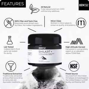 สารสกัดสมุนไพรออร์แกนิกจากธรรมชาติ ชิลลาจิต เรซิน เกรดอาหารเพื่อสุขภาพ ราคาขายส่งต่อกิโลกรัม คุณภาพส่งออก โดย FIT - Product Image 5