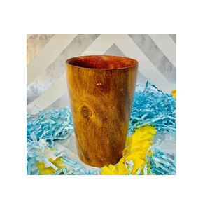 Vaso de agua potable de madera de calidad admirable Diseño de mordente embalaje personalizado Producto de calidad sostenible - Product Image 4