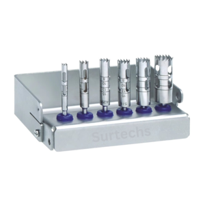 Kit de Fresas de Implante Dental Eléctrico de Alta Calidad Surtechs, Instrumentos Quirúrgicos Dentales de Acero Inoxidable con Certificación CE - Product Image 1