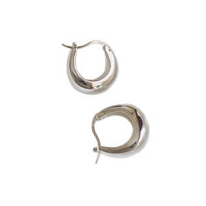 Pendientes de Aro Huggie de Plata de Ley 925 al por Mayor |   Huggies Pequeños y Gruesos para Uso Diario - Product Image 2