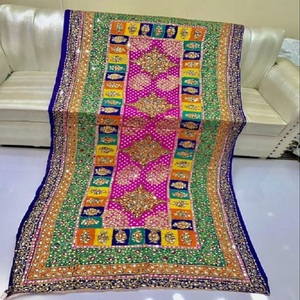 Phulkari Dupatta สำหรับผู้หญิง,สไตล์หนักมีเอกลักษณ์ทำด้วยมือเธรดทั้งหมดทำงาน Dupatta - Product Image 2