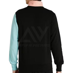 Sudadera de Invierno para Hombre de Alta Calidad con Media Cremallera, 100% Algodón, Cuello con Capucha, Transpirable, Venta al por Mayor OEM, Manga Larga - Product Image 5