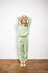 Conjunto de Sudadera y Pantalones Deportivos para Hombre, Chándal, Pantalones Deportivos, Sudadera con Capucha de Algodón Unisex y Conjunto de Pantalones Deportivos, Sudaderas Lisas - Product Image 4