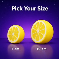 Jouet anti-stress en PU souple en forme de citron, à remontée lente, jouet sensoriel à presser, décoration de bureau mignonne, cadeau de fête, 10 cm, vente en gros