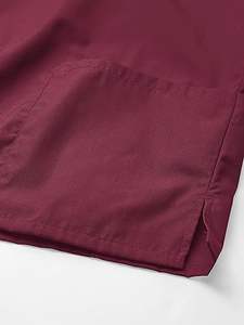 OEM mejor fabricante de color vino personalizado uniformes médicos conjuntos de enfermera de moda Hospital Joggers de talla grande de lona de las mujeres - Product Image 6