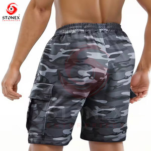 Pantalones Cortos Estampados de Alta Calidad para Hombre de Talla Grande |   Shorts Deportivos y de Playa Transpirables de Cintura Media |   Servicio OEM, Impresión Personalizada Disponible - Product Image 2