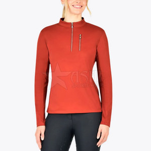 Vêtements équestres d'extérieur personnalisés, ensemble de chemises solaires extensibles et légères avec protection UV, ensemble de pantalons et couches de base recyclées - Product Image 4