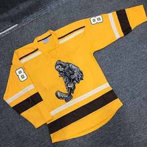 Maillots de hockey sur glace personnalisés avec sublimation, nouveau design 2024, 100% polyester, couleurs et logos personnalisés, pour hommes - Product Image 1