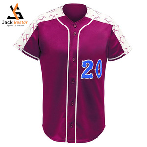 Maillot de baseball à prix raisonnable pour les sports de plein air, taille adulte, coupe confortable, vêtements de baseball et de softball pour hommes - Product Image 2
