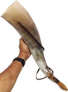 Corne à boire viking classique médiévale, corne de buffle écologique, fabriquée à la main, boisson sûre pour les célébrations, cosplay - Product Image 4